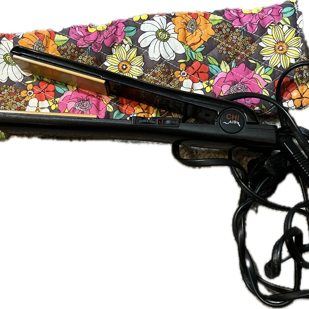 Handmade FLORAL Heat Resistant Bag for hot hair tools/straighteners - NWOT